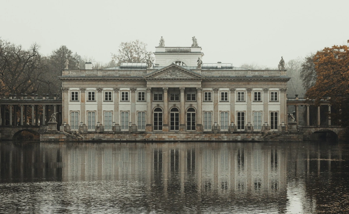 Łazienki Park and the Palace on the Water in Warsaw