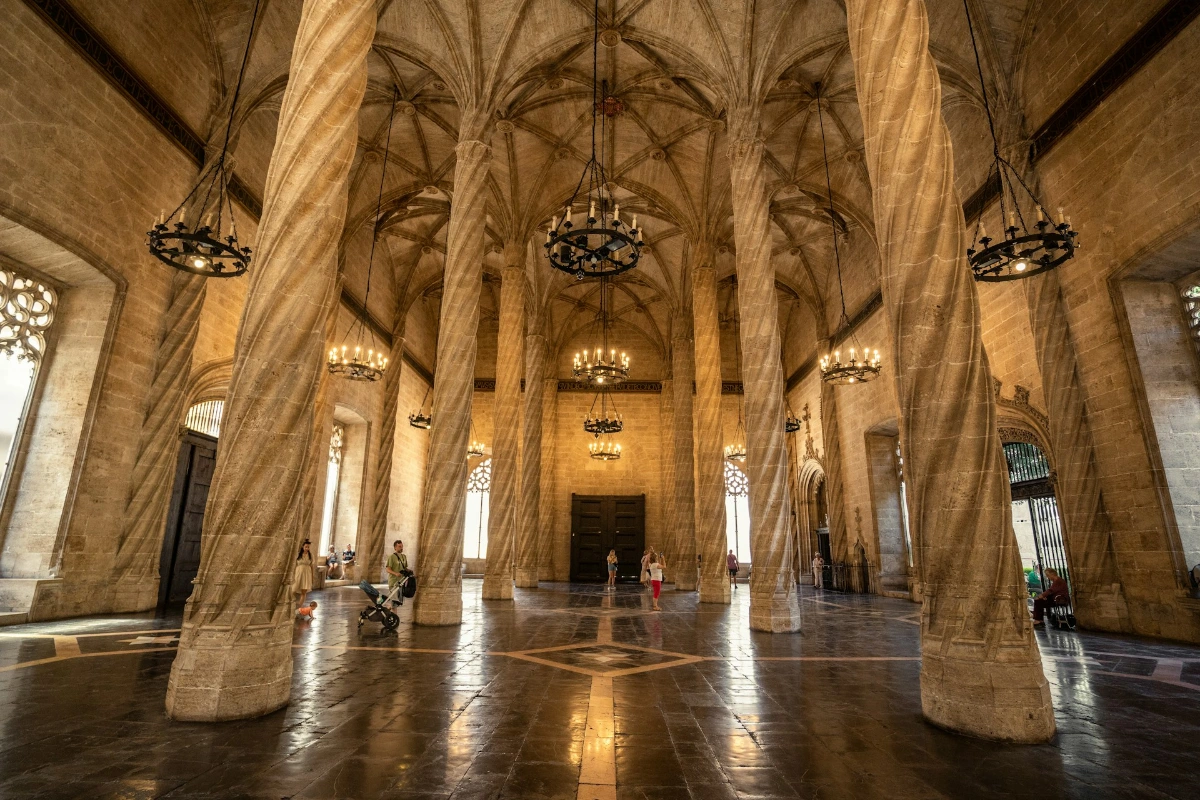 Visit La Lonja de la Seda (Silk Exchange) in Valencia