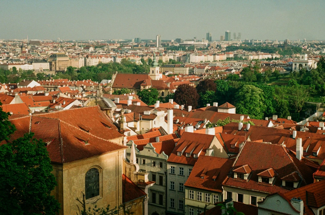 Wander the historic neighbourhood of Mala Strana & climb Petrín Hill in Prague