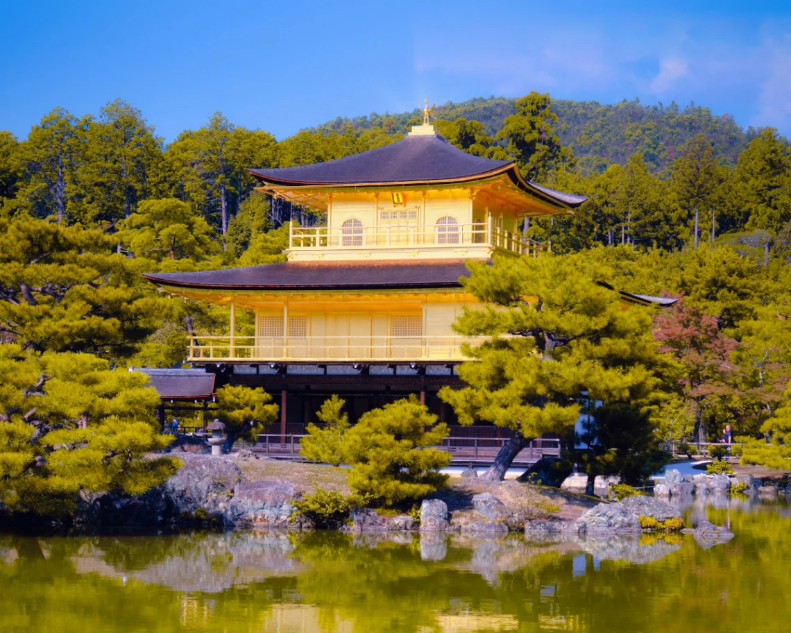 Visit Kinkaku‑ji (Golden Pavilion) in Kyoto