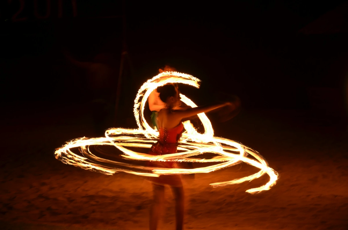 Experience a Balinese temple ceremony and the Kecak fire dance in Bali