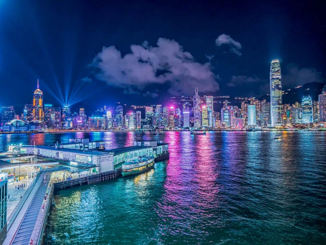 Ride the Star Ferry and walk the Tsim Sha Tsui waterfront in Hong Kong