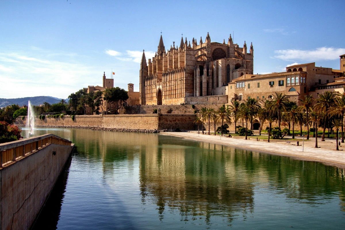 Wander Palma’s Old Town and visit La Seu (Palma Cathedral) in Mallorca