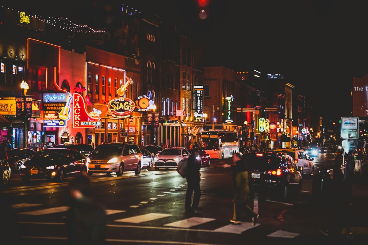 Visit the Grand Ole Opry and explore Broadway’s honky‑tonks in Nashville