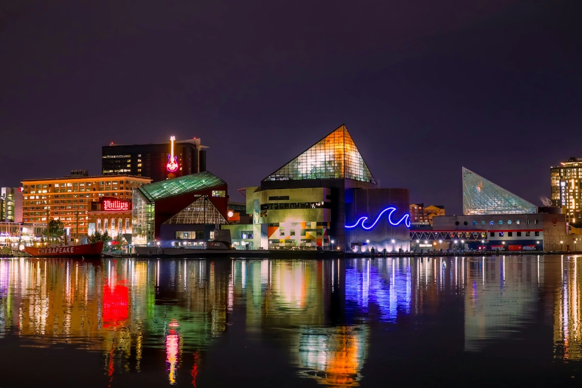 Explore the Inner Harbor and the National Aquarium in Baltimore
