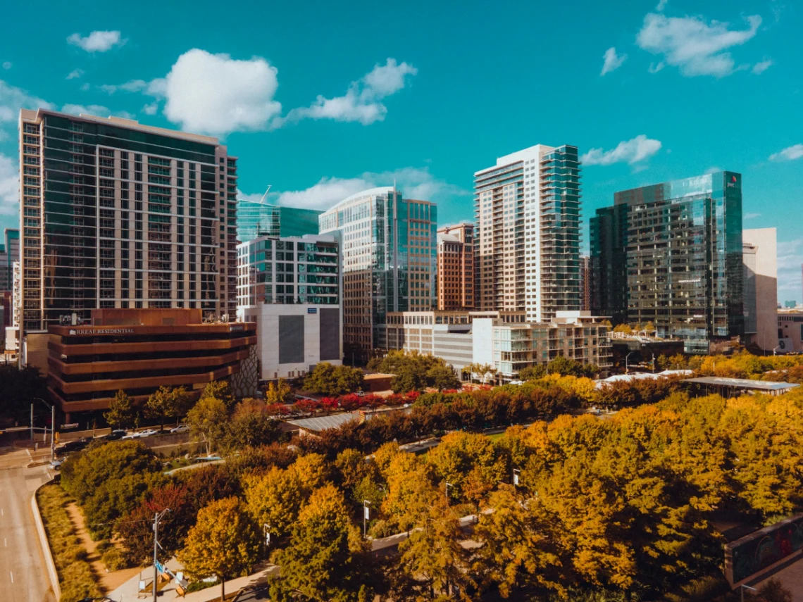 Stroll through Klyde Warren Park in Dallas