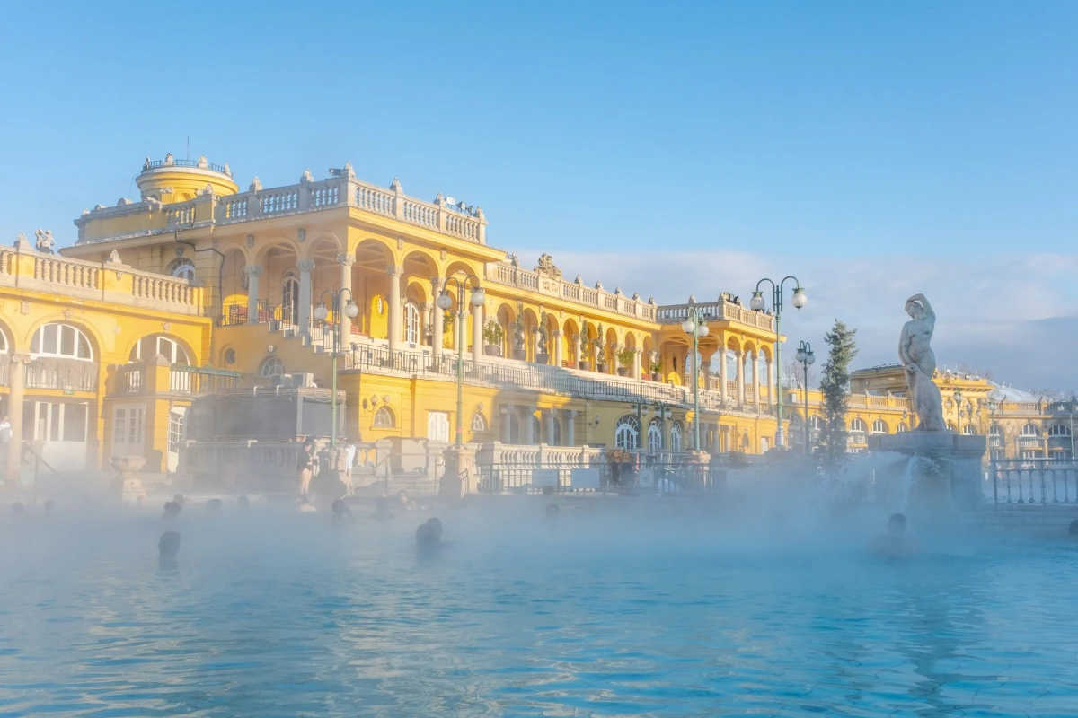 Relax at Széchenyi Thermal Baths in Budapest