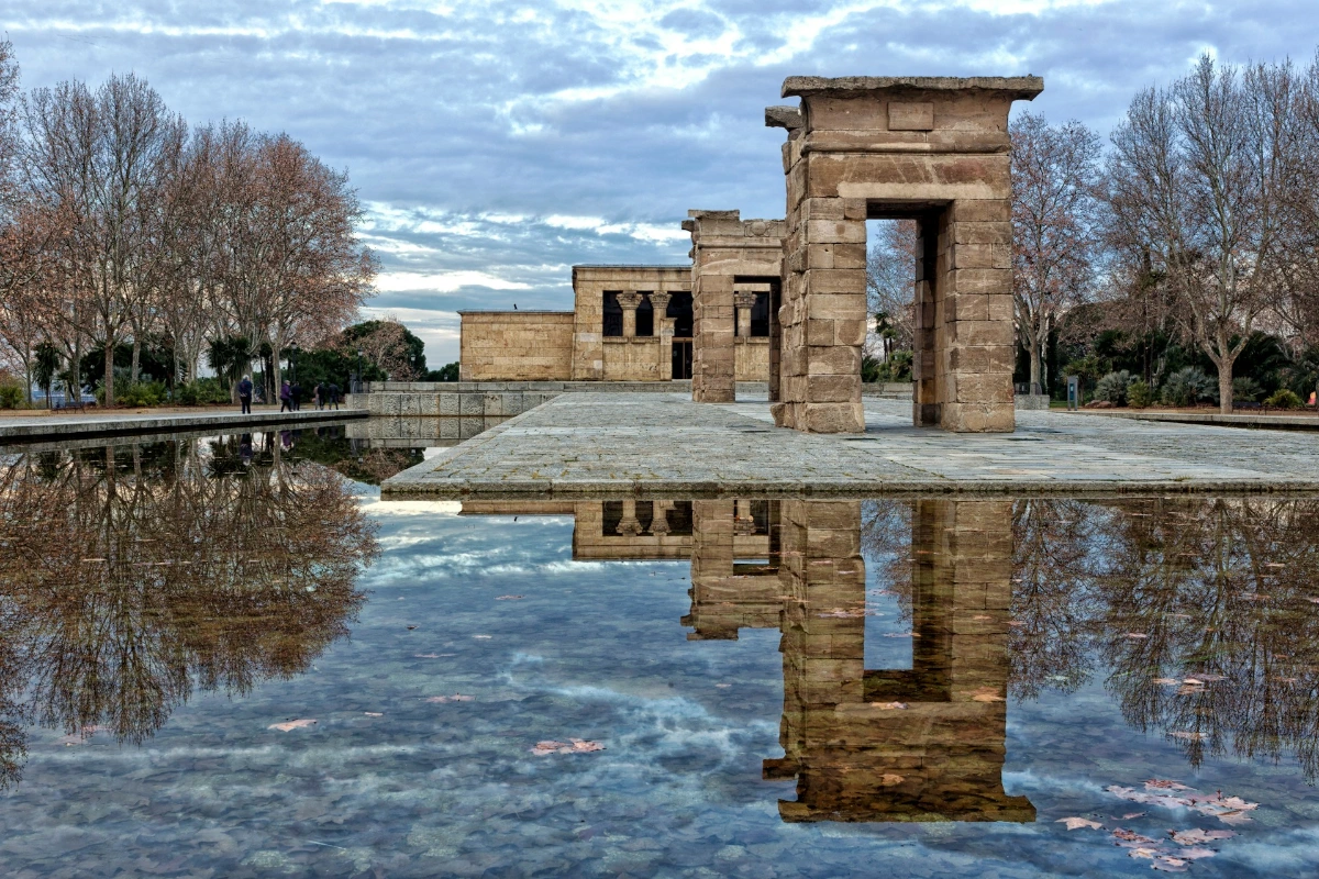 Watch the Sunset at the Egyptian Temple of Debod in Madrid
