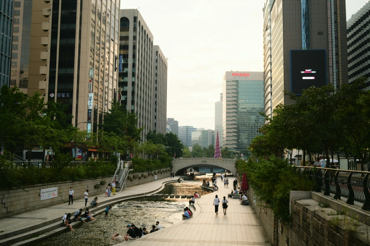 Cheonggyecheon Stream in Seoul