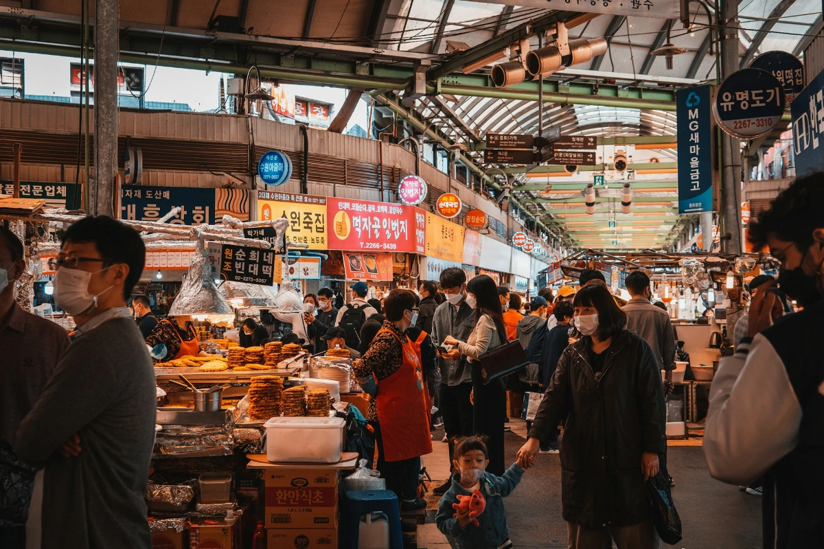 Gwangjang Market in Seoul