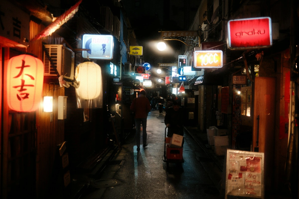 Hozenji Yokocho Alley in Osaka